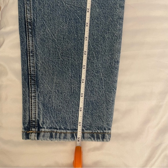 Zara Women's high Rise straight leg size 6 Blue Jeans - Picture 9 of 9
